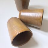 Digoin golden stoneware cups