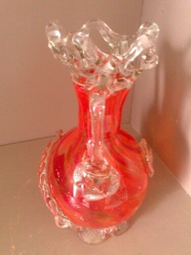 Murano blown glass vase 60s