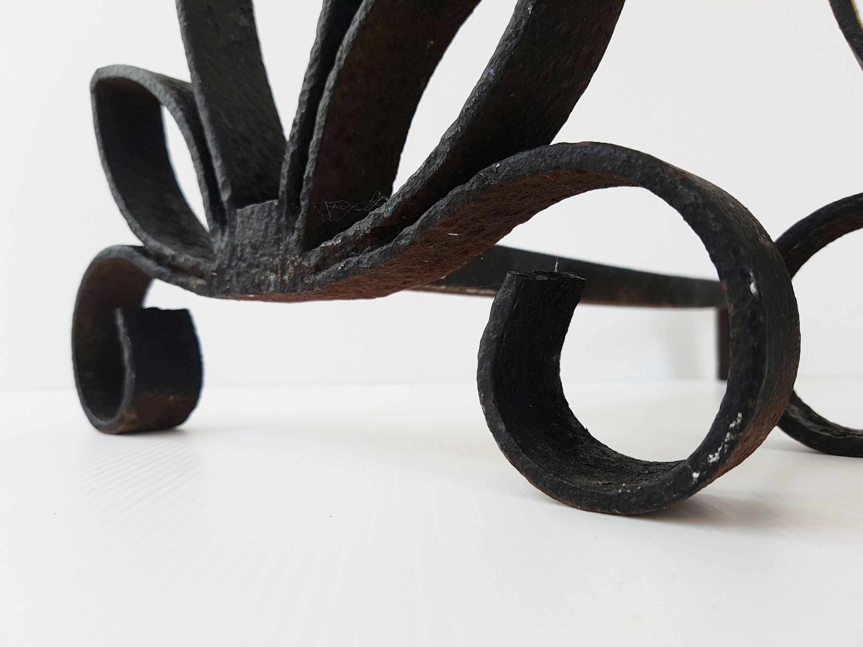 Pair of  andirons 1960