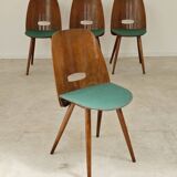 Set of 4 Lollipop chairs by Frantisek Jirak for Tatra 1960