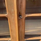Parisian window display in raw wood
