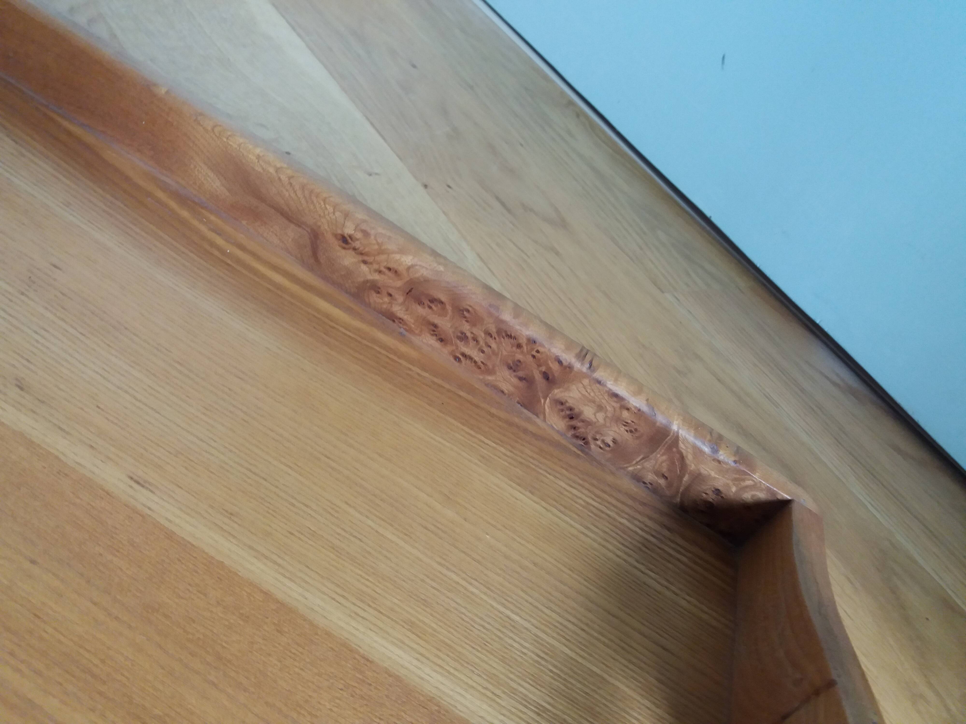 Scandinavian style wooden tray