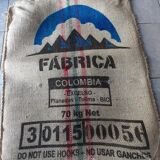 Coffee burlap bag colombia fabrica