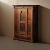 Armoire bavaroise peinte en pin massif – XVIIIᵉ siècle