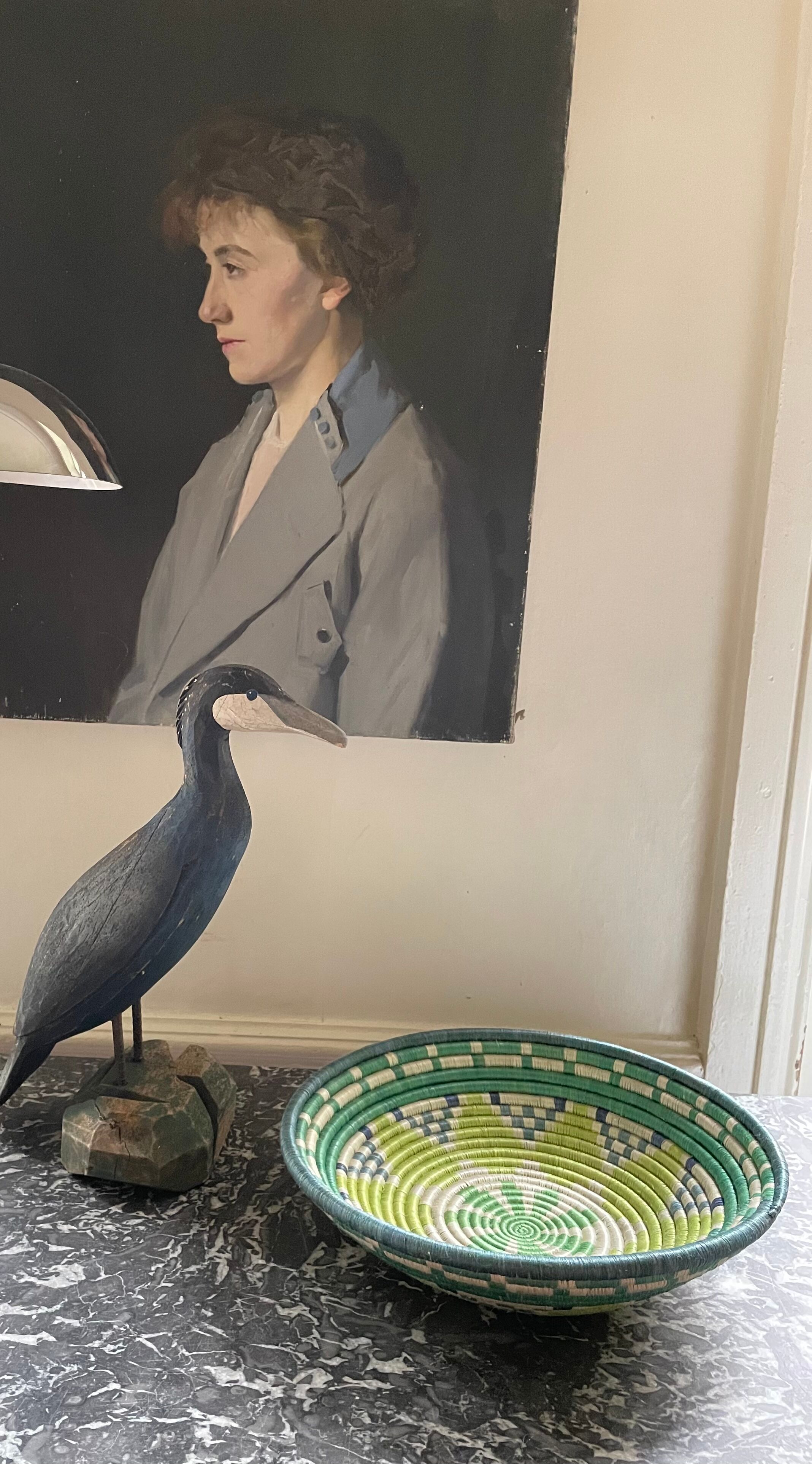 African spiral fruit basket