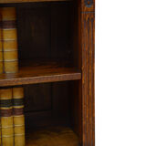 Victorian Solid Oak Open Bookcase