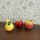 Salt and pepper shakers in slurry fruit