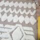 Berber rug with natural geometric patterns 3*2m