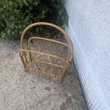 Bamboo magazine rack