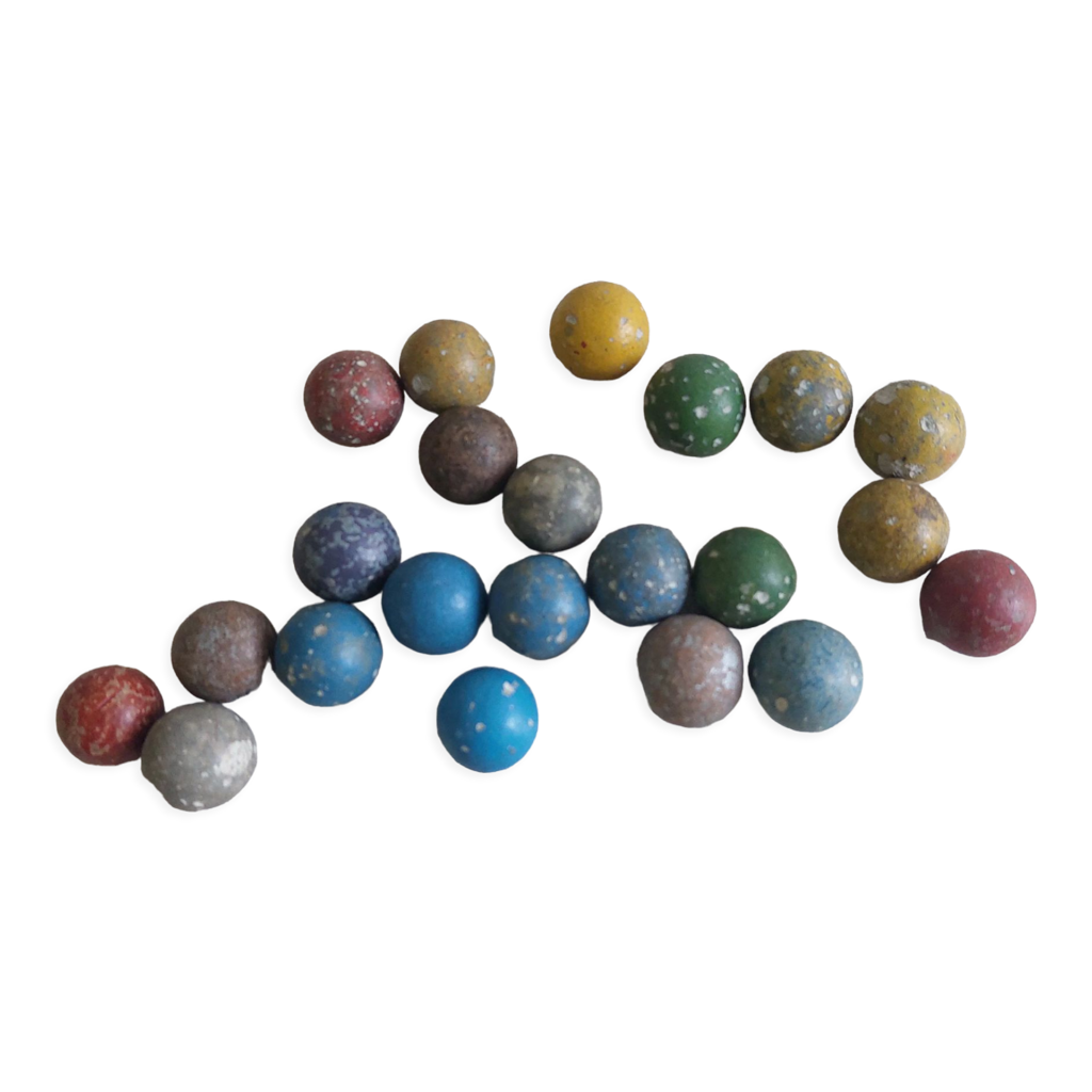 ANCIENNES BILLES EN VERRE, 300 Unités Plus De 3kg EUR 40,00 - FR
