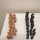 lot of chess pawns in carved turned boxwood (32 pieces)