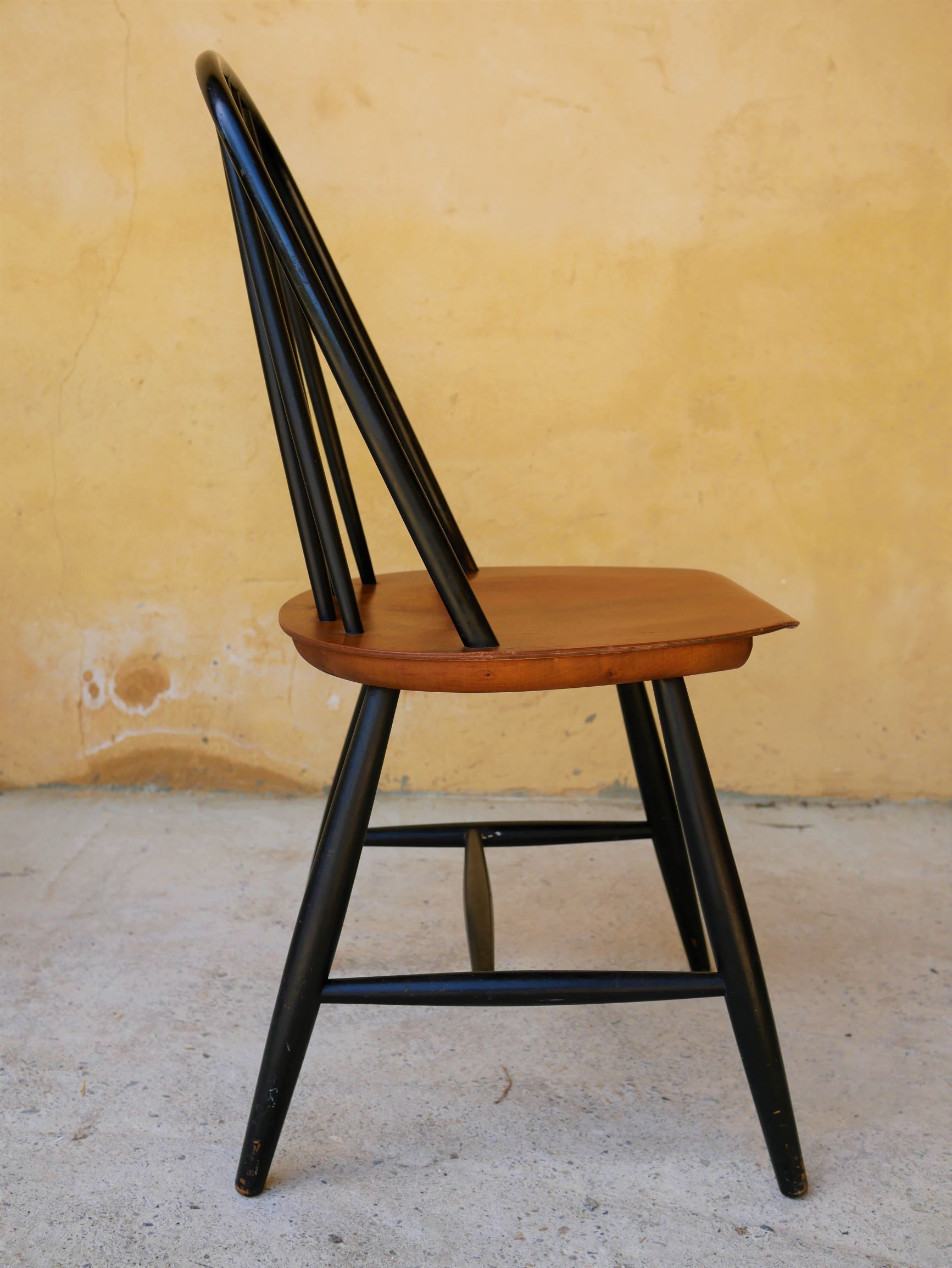 Set of 4 chairs Scandinavian by Sven Erik Fryklund for Hagafors Stolfabrik