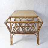 rattan coffee table