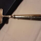 Silver metal pie shovel