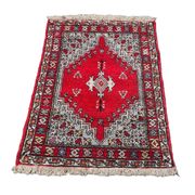 Tapis marocain en laine noué à la main vintage, années 70/80