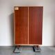 Vintage high bookcase teak Omann Jun