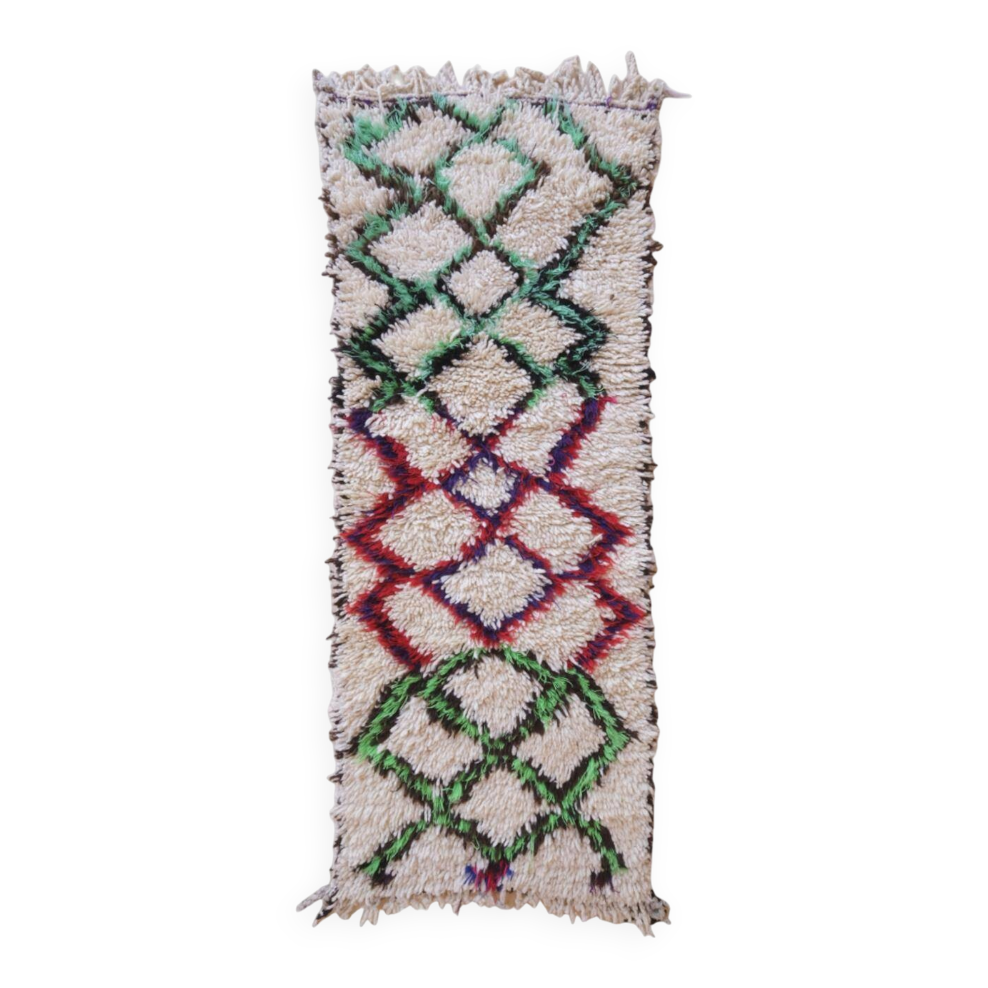 Vintage Moroccan Azilal Rug - 190 x 80 cm