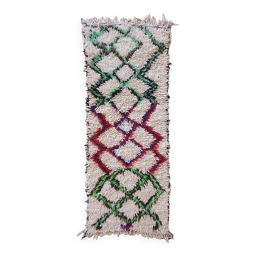 Tapis Azilal Vintage Marocain - 190 x 80 cm