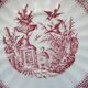 Cup and saucer Lunéville model Lace, in pink
