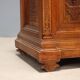 Antique walnut and marble dressing table, 3 drawers, 19th century.