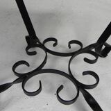 Vintage coffee table with 4 tiles, 1960s