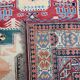 Handmade Oriental Rug Kazak Afghan: 1.66 X 2.64 Meters