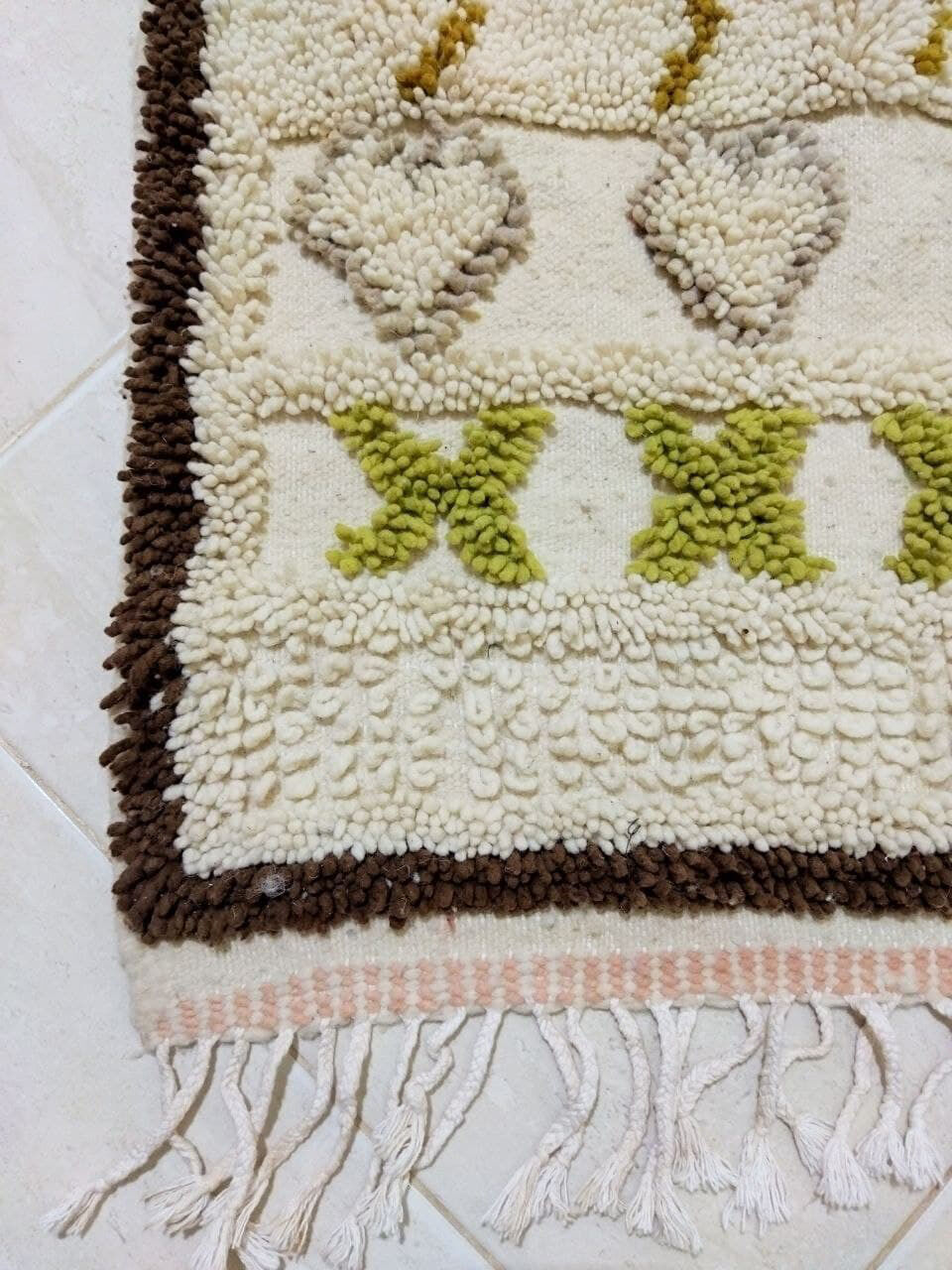 Tapis berbere marocain 196 x 87cm