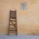 Vintage wooden stepladder