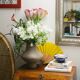 Ceramic sandblasted vase