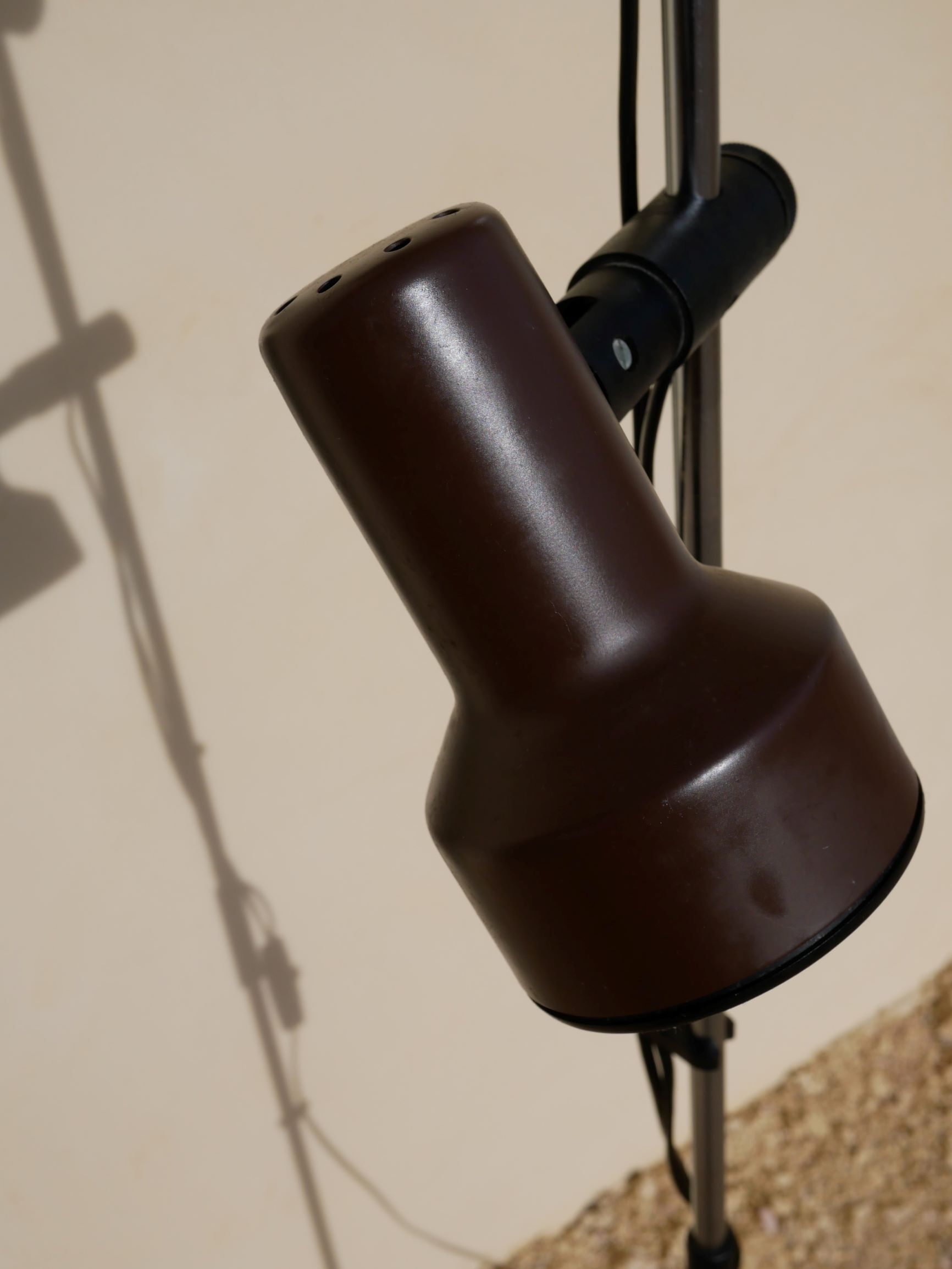 Floor lamp in metal chrome with spots, early 1970s