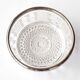 Circled crystal dish