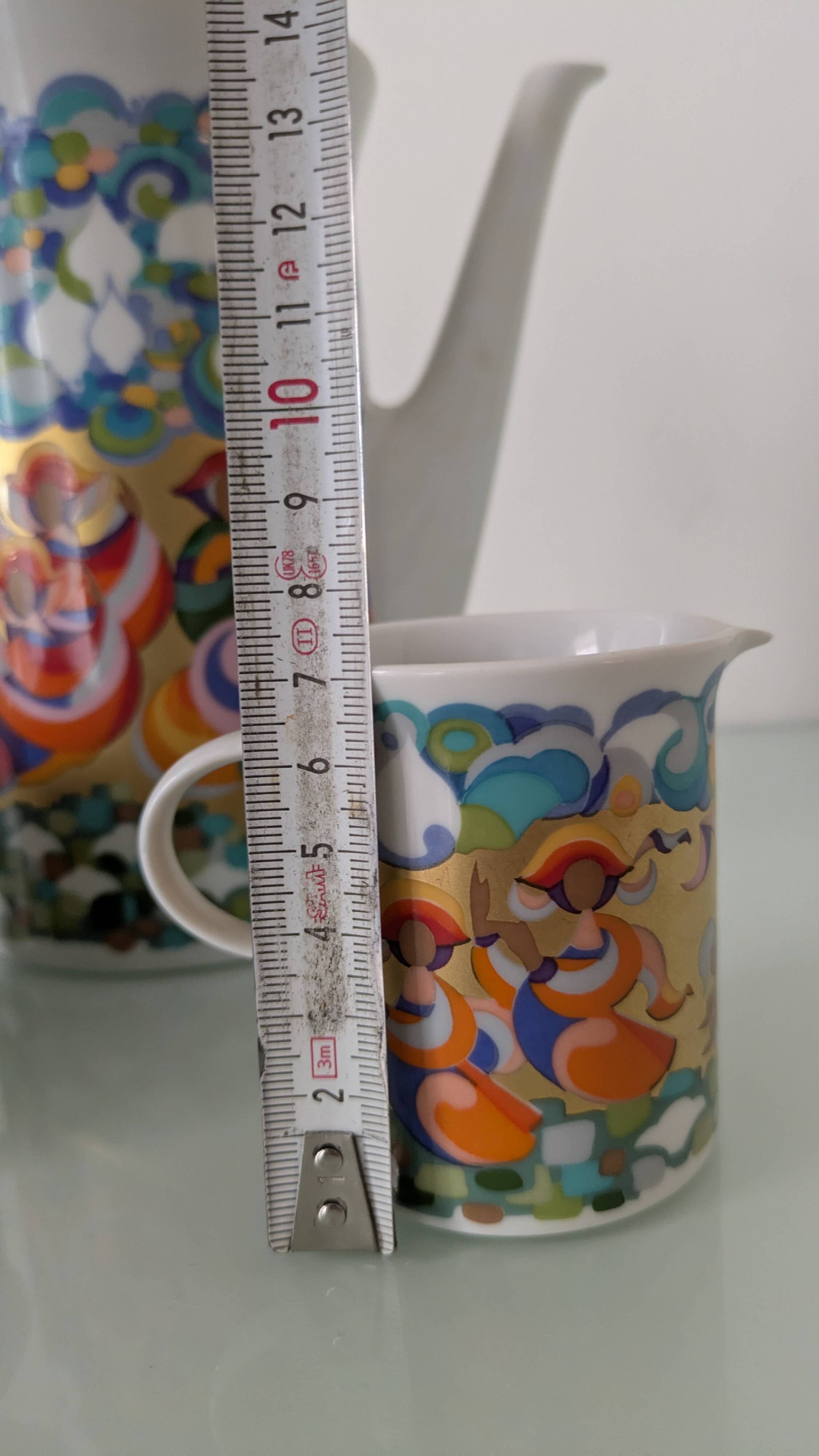 Coffee pot or teapot, sugar bowl and milk jug Petruschka Rosenthal