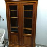 Glass bookcase