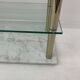Hollywood regency marble and glass cabinet, 1970’s