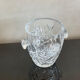 Cut crystal ice bucket