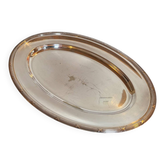 Large oval serving dish Fracalanza 20th century