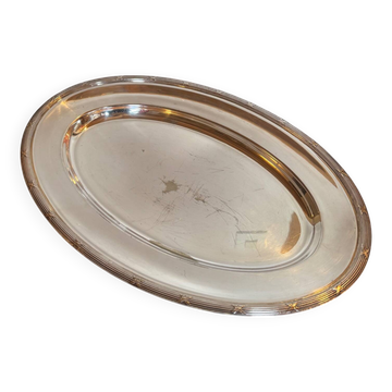 Large oval serving dish Fracalanza 20th century