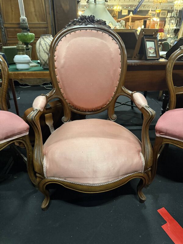 Ensemble de 2 chaises et 1 fauteuil