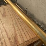 Old frame in gilded wood patina gold leaf