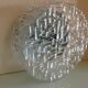 Round ceiling lamp in bulled glass / vintage 60s/70s