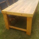 Table bois esprit palettes