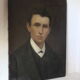 Oil portrait of a young man