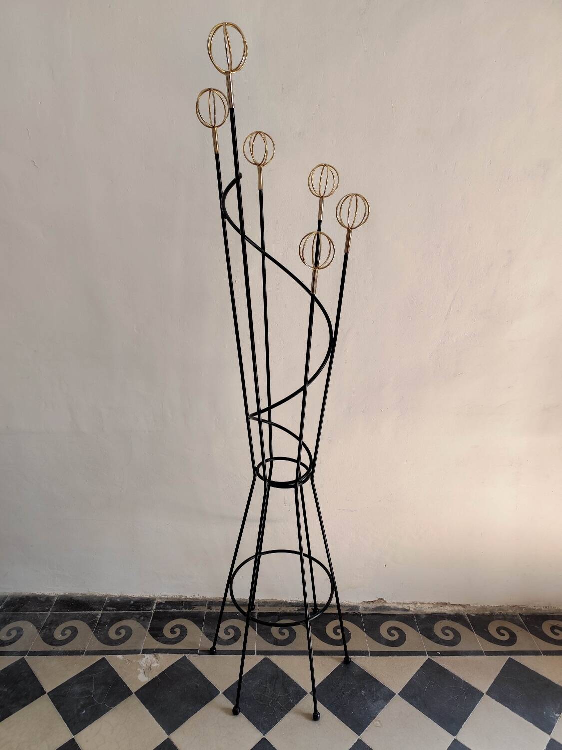 "Astrolabe" coat rack / Roger FÉRAUD / 1950