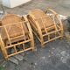 Chaises longues vintage en rotin