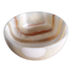 Empty bowl onyx alabaster pocket