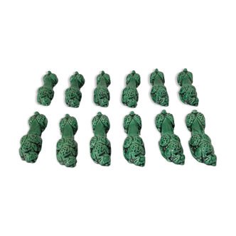 12 50s poodle knife holders