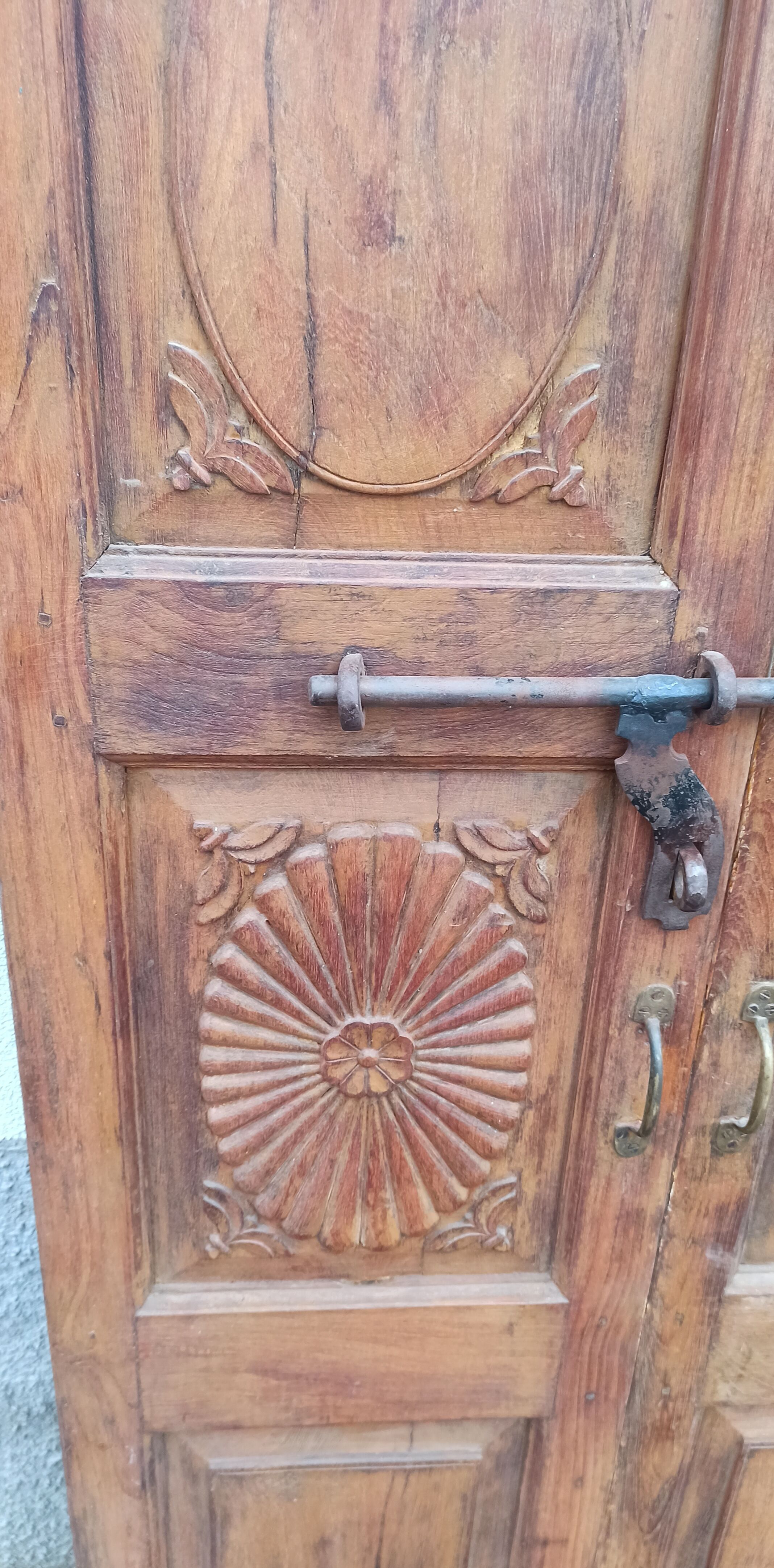Old wooden door