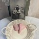 English openwork earthenware cup