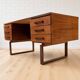 MidCentury Danish Rosewood Desk Torben Valeur & Henning Jensen for Dyrlund