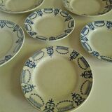 Set of 6 Moulin des Loups Colonial Model Plates